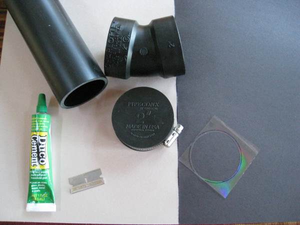 What you need to make the high resolution spectroscope